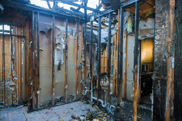 Professional Fire Damage Removal technician working in East Palo Alto, CA